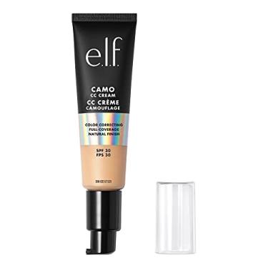 Imagem de elf Camo CC Cream | Base Cor Correcting Full Coverage com SPF 30 | Luz 240 W | 1,05 onças (30g)