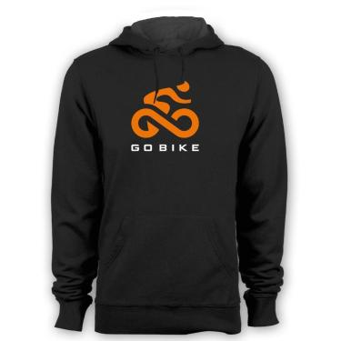 Imagem de Blusa Moletom Go Bike Casual Ciclismo Masculina Originals Preta-Unissex