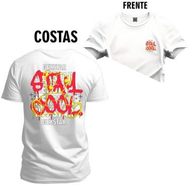 Imagem de Camiseta Estampada Malha Premium T-Shirt Pixe Slam Cool Frente E Costa