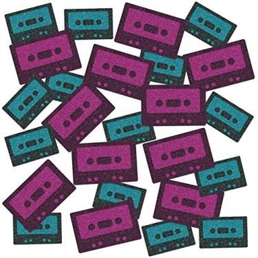Imagem de Glittery Cassette Tape Confetti - 1 Pack