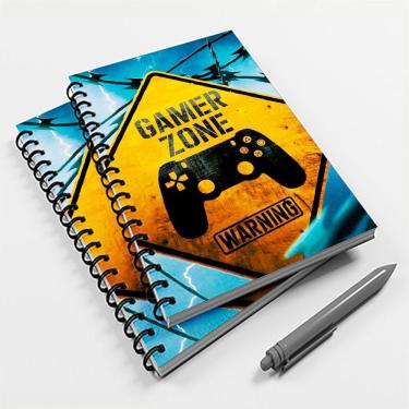 Imagem de Caderno Universitário 200 fls 10 Mat. Gamer Zone