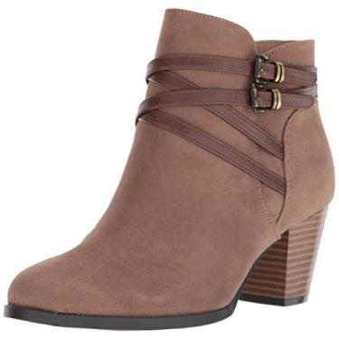 Imagem de LifeStride Bota de cano curto feminina Jezebel, Bronzeado, 8.5 Wide