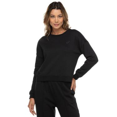 Imagem de Blusa de Moletom Feminina ASICS Cropped