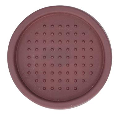 Imagem de Tapete de tamper de café, peso 39g material de silicone Tapete de tamper de café de silicone para uso doméstico para café marrom