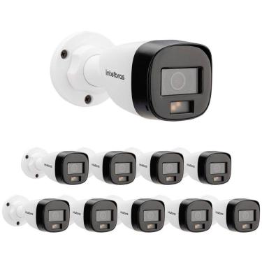 Imagem de Kit 10 Câmeras Multi HD 2 Megapixels 20m VHD 1220 B FULL COLOR Intelbras