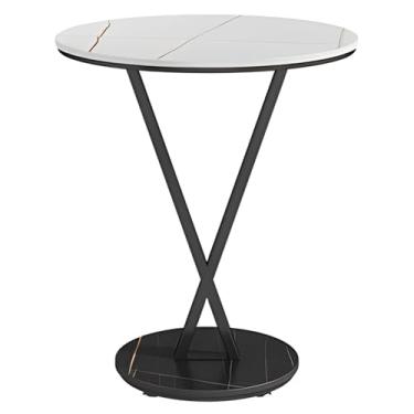 Imagem de Mesa Lateral Com Base Estável, Pequena Economia De Espaço Lateral, Mesa Final Moderna Para Sala De Estar, Quarto, Escritório, Banheiro, Sofá (Color : STYLE 3, Size : 19.68x23.62in)