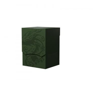 Imagem de Dragon Shield Card Deck Box – Deck Shell: Forest Green/Black – Durable and Sturdy TCG, OCG Card Storage – Compatible with Pokemon Yugioh Commander and MTG Magic: The Gathering Cards