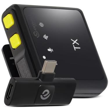 Imagem de Microfone Lapela Sem Fio Profissional Celular Wireless Usb C