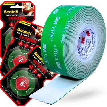 Imagem de Fita Dupla Face Fixa Forte Extreme 5Kg 24mm x 2m 3M