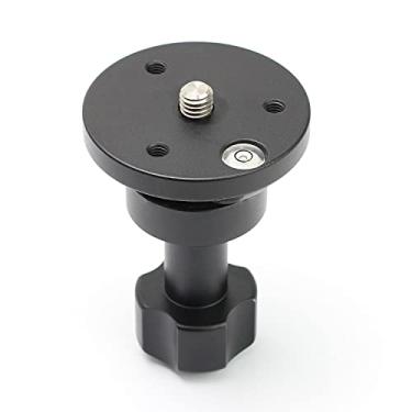 Imagem de XINYING Adaptador de tigela de 65 mm, conversor adaptador plano para tigela de meia bola com parafuso de 96,5 cm para câmera de vídeo Manfrotto Weifeng com cabeça fluida DSLR Rig