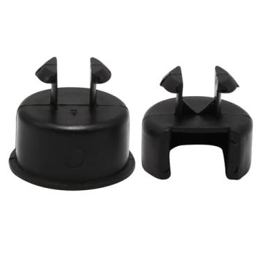 Imagem de ZUDKSUY Conjunto de cais de borracha 55276077AB 55276076AD Conjunto de bucha de pivô de porta traseira Kit de inserção de porta traseira compatível com Dodge Ram Pickup RAM 2002-2010