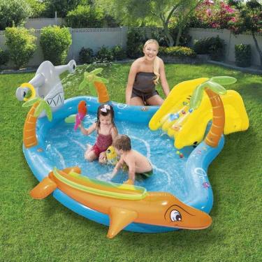 Imagem de Piscina Inflável Interativa 273l Mundo Áquatico 2,80m X 2,57m X 87cm Bestway 53067