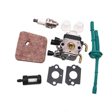 Imagem de TECPTKY Carburador compatível com FS80 FC55 FC75 FC85 FS310 FS38 FS45 FS45C FS45L FS46 FS55 FS55RC FS55T FS74 FS75 FS76 (9PCS)