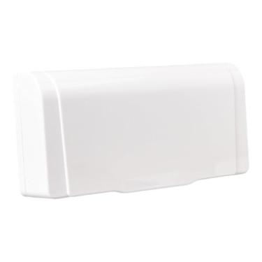 Imagem de IEUDNS Tampa de tomada de interruptor à prova d'água, protetor de receptáculo externo, caixa de painel de placa facial para interruptor de parede elétrico, branco