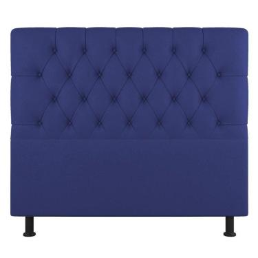 Imagem de Cabeceira Cama Box Casal Queen Size Nice 160cm Suede Azul - Abmaza
