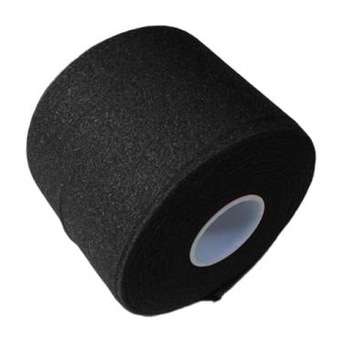 Imagem de Amagogo Filme de almofada para badminton, filme de absorção de choque de 22 jardas, fino para cabo de raquete, filme de apoio de poliuretano, PRETO