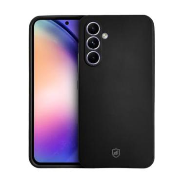 Imagem de Gshield Capa Case Capinha Silicon Veloz para Samsung (Preta, Galaxy A54)