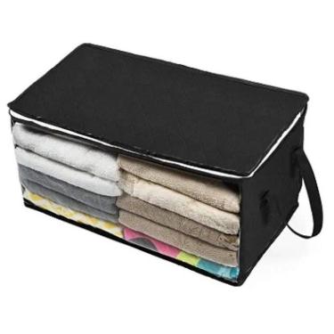 Imagem de Caixa Organizador Edredons Cobertor Grande 58x31x30cm