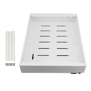 Imagem de Prateleira Organizadora de Armário de Cozinha, Gaveta de Armazenamento Deslizante de Aço Carbono, Largura Ajustável para Despensa, Armário, Quarto