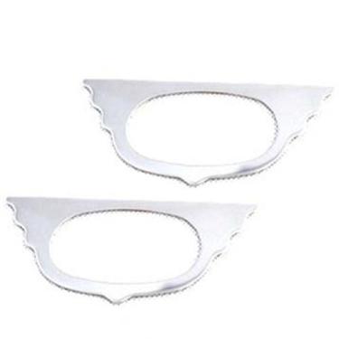 Imagem de Par De Moldura Cromada Da Lanternas Seta Do Paralama Imports Sonic 201