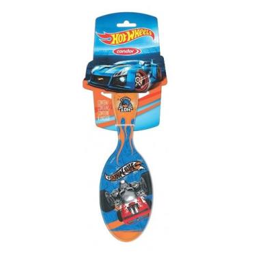 Imagem de Escova de Cabelo Condor Hot Wheels Oval Cores Sortidas Ref 6899 com 1 