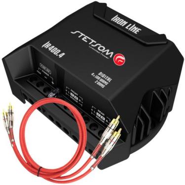 Imagem de Modulo Ir400.4 Stetsom 400w + Cabo Rca 1m S400 Pro Blindado