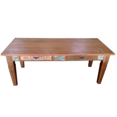 Imagem de Mesa Lewis Em Madeira De Demolição - Cód 723 - Barrocarte 