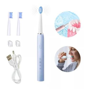 Imagem de Escova De Dente Higiene Elétrica Vibratória Recarregável Vibra Bocal D
