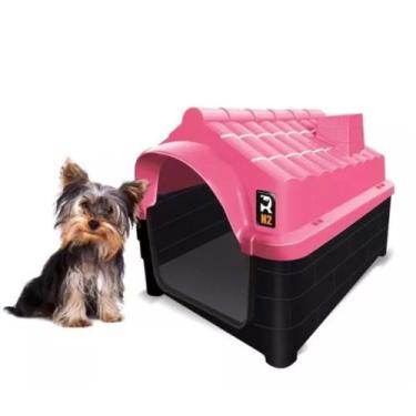 Imagem de Casa Pet N2 Uso Veterinário Doméstico Animais Pequenos Rosa - MecPet