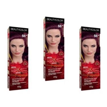 Imagem de TINTURA BEAUTY COLOR CREME ARGAN COLORS 03x96.44 RUIVO CLARO INDECIFRA