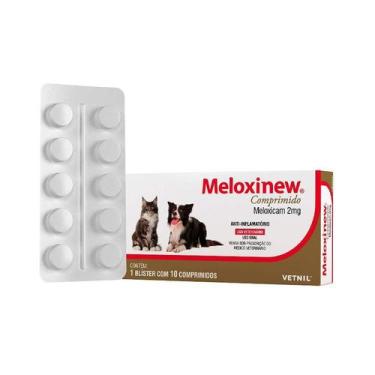 Imagem de Anti-inflamatório Meloxinew 10 Comprimidos Vetnil para Cães e Gatos - 
