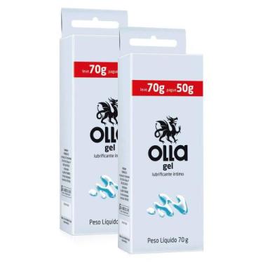 Imagem de Kit 2 Gel Lubrificante Olla Íntimo 70g