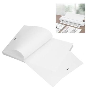 Imagem de Papel Termico A4 100 Folhas Impressora Termica Bluetooth Trabalho Advo
