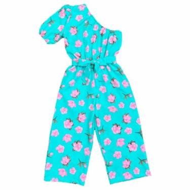 Imagem de Macacão Infantil Longo Blogueirinha Menina Estilosa Festas - Ak Fashio