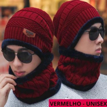 Imagem de Touca Gorro Lã Inverno Frio Feminino Masculino Unissex Touch - touca e