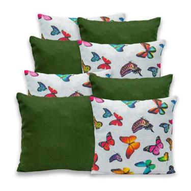 Imagem de Kit 8 Capas de Almofada com Zíper 40cmx40cm Gorgurinho - Dryka Enxovai