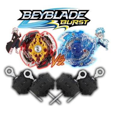 Imagem de Kit 2 Beyblade Burst 4 Lançador Beyblade God Spriggan Luinor - Extreme