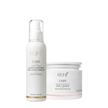Imagem de Kit Keune Care Keratin Smooth Máscara e Lumi Coat Finalizador (2 produ