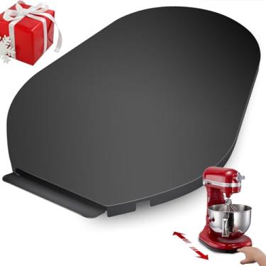 Imagem de Bandeja deslizante para KitchenAid 5-8 Qt Bowl Lift Stand Mixer – Bandeja de metal para bancada de cozinha, eletrodomésticos, armazenamento deslizante com roda para batedeira KitchenAid de 5 a 8 litros