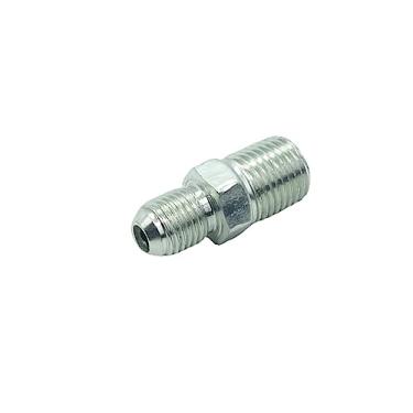 Imagem de CDQBWKJGFJ 2 peças adaptador de tubo 1/10.2 cm macho 37° Flare JIC x 1/10.2 cm macho NPT aço hidráulico encaixe