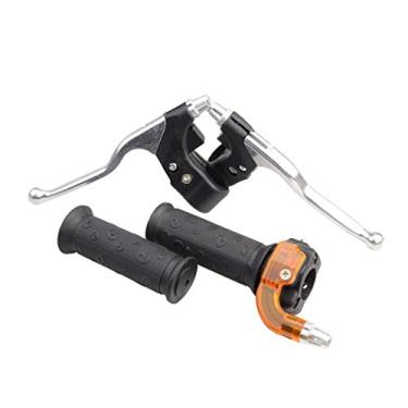 Imagem de GOOFIT Conjunto de alavancas de freio de aperto de acelerador de 22 mm para 47cc 49cc 2 tempos Mini Moto Dirt Cross Pocket Bike Quad ATV Pit Bike