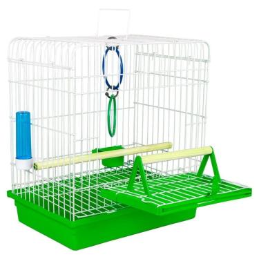 Imagem de Mini Viveiro Calopsita Verde Pet Piu Jel Plast