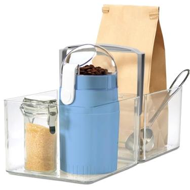 Imagem de madesmart Bolsa portátil para geladeira/organizador de condimentos, 30,96 x 14,45 x 11,11 cm), cinza claro