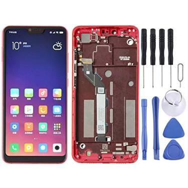 Imagem de Substituição da tela móvel Tela TFT LCD para o Digitalizador Xiaomi Mi 8 Lite Montagem completa com quadro Ecrã LCD