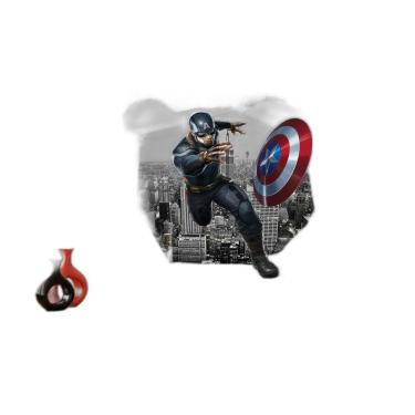 Imagem de Papel De Parede 3D Heróis Página Quadrinhos Hq 3,5M Nhma223