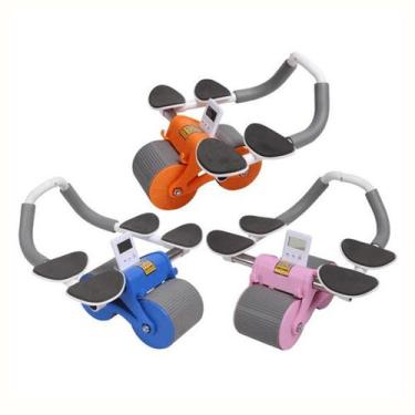 Imagem de Roda Abdominal Rolo Para Exercício Lombar Treino Funcional - TATUDEBOA