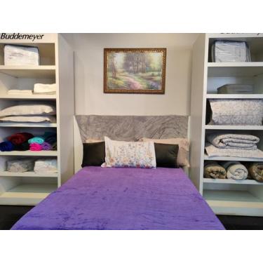 Imagem de Manta microfibra dyuri 210 g/m² - jolitex - 180 x 200 cm - ametista  