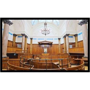 Imagem de Quadro Decorativo Direito Advogados Tribunal Justiça Lei Escritórios Q