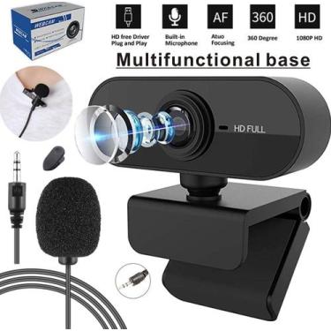 Imagem de Webcam Full Hd 1080p Alta Resolução Usb Computador Câmera Microfone Em