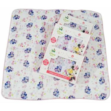 Imagem de 5 Fralda Disney Estampada 70cm x 70 cm Com Crochê - Dugu, Minnie